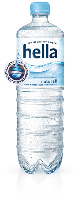 Hella Mineralwasser Frische, Die Man Schmeckt - Hella Classic Mineralwasser Mit Kohlensäure - Getränke (264x654), Png Download