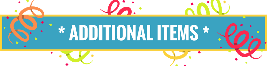 Birthday Party Website Additional Items - Graphic Design (860x215), Png Download