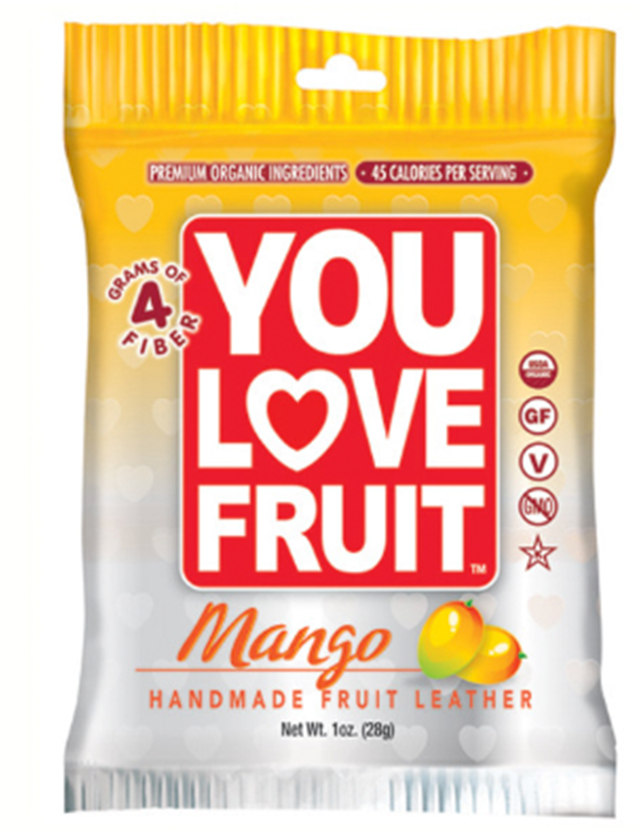 You Love Fruit Mango Fruit Strip - You Love Fruit, Mango Fruit Leather Snack, 1 Oz (pack (1500x1500), Png Download