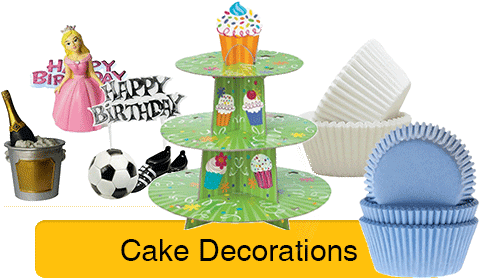 Character & Themed Partyware, Party Bag Fillers, Fun - Cupcake Party Supplies Cupcake Stand (each) (500x283), Png Download