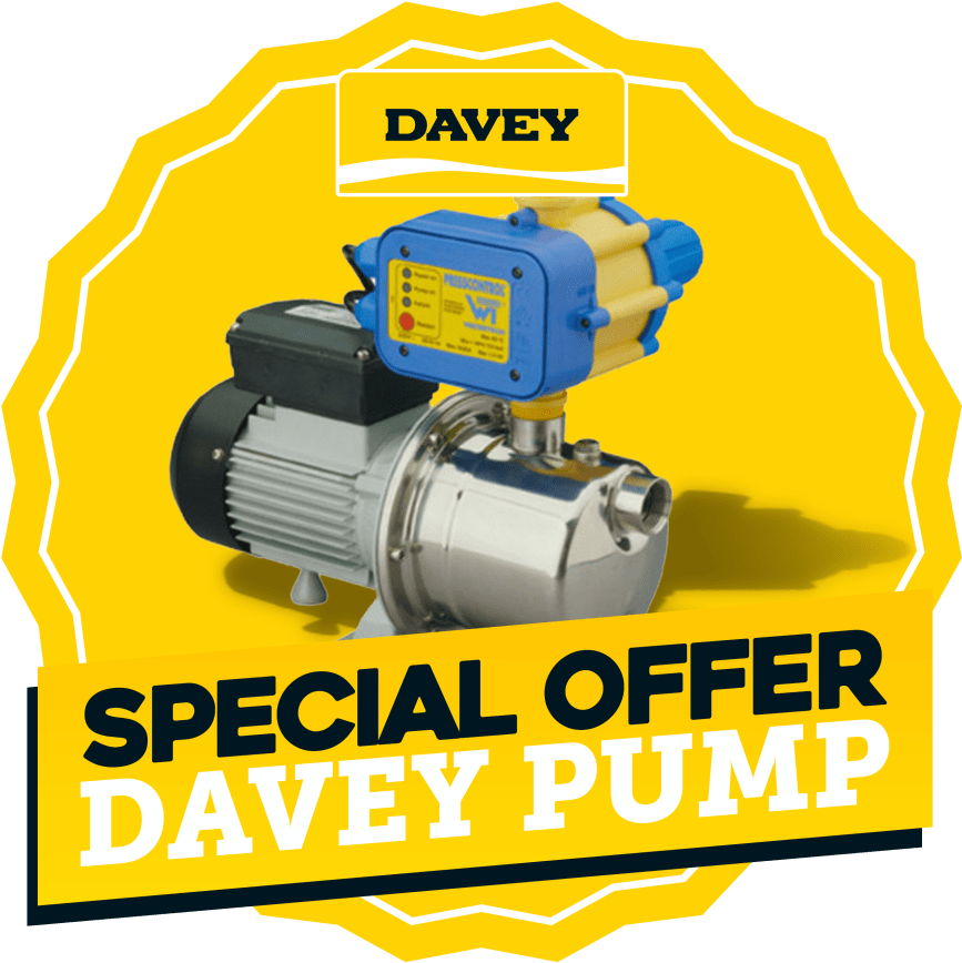 Davey Pump Offer Logo - Davey Sj60-08pc Press Control Garden Watering Pump (1024x1024), Png Download