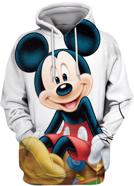 Anime Mickey Mouse Hoodie 3d - Nálepky Na Stenu Mickey (760x759), Png Download