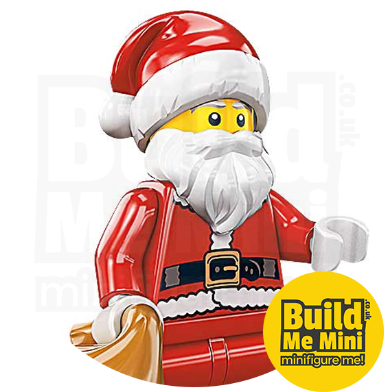 Zoom Images - Lego Santa Claus Minifigure (600x600), Png Download