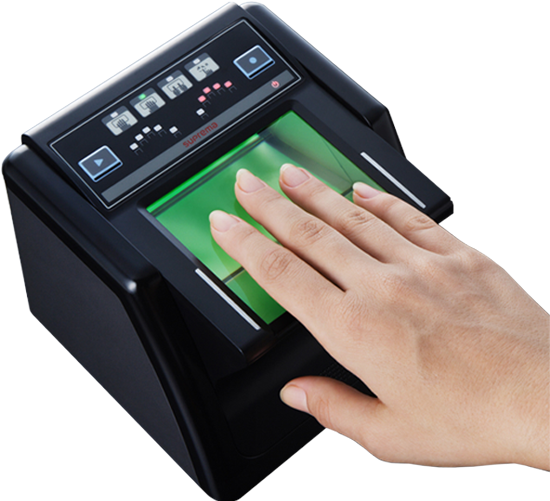 Ten Fingerprint Scanner - Escaner De Huellas Digitales (591x500), Png Download