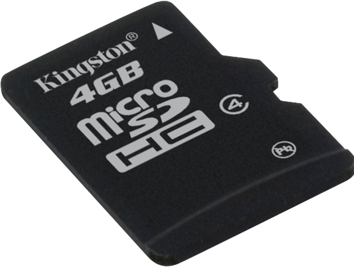 Kingston 4gb Microsdhc Card - Kingston Micro Sdhc Cards (750x563), Png Download