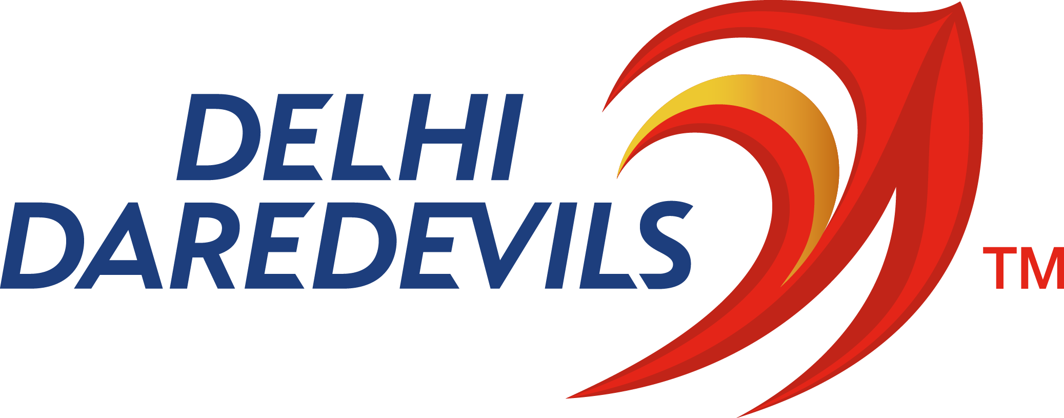 Delhi Daredevils Logo [delhidaredevils - Delhi Dare Devils Logo (2075x815), Png Download
