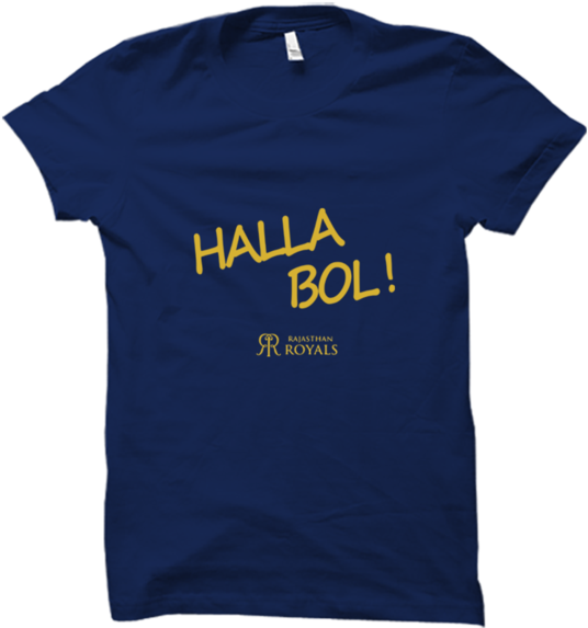 Ipl 17 N- Halla Bol 2 Half Sleeve Navy Blue - Mili To Best Nahi To Next T Shirt (580x580), Png Download