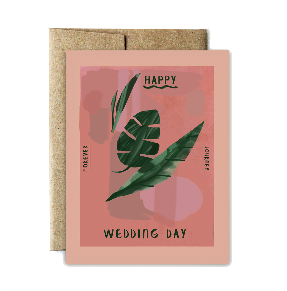 Monstera Wedding - Paper (600x600), Png Download