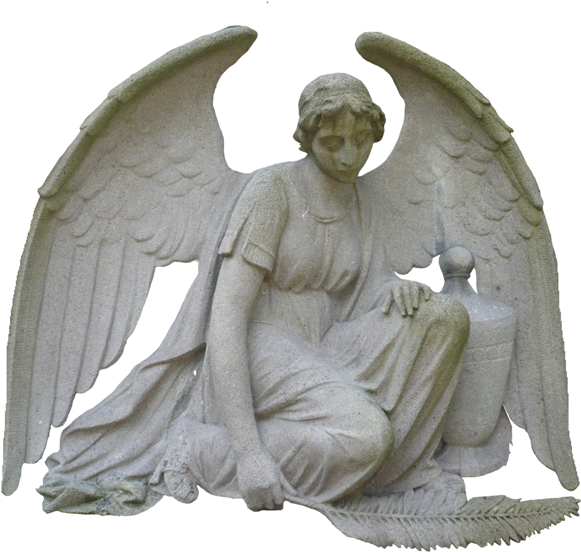 Fantasy Angel Png Download Image - Angel Statue Transparent Background (934x856), Png Download