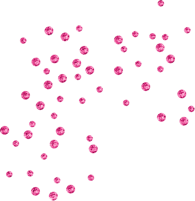 Glitter Sprinkles - Pink Glitter Png (387x400), Png Download