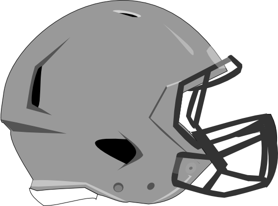 Blank - Football Helmets Side View (560x414), Png Download