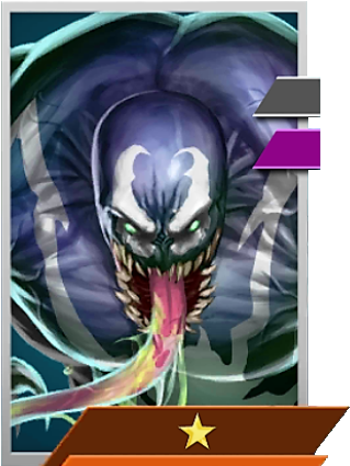 Enemy Venom - Marvel Puzzle Quest Enemy Venom (332x431), Png Download