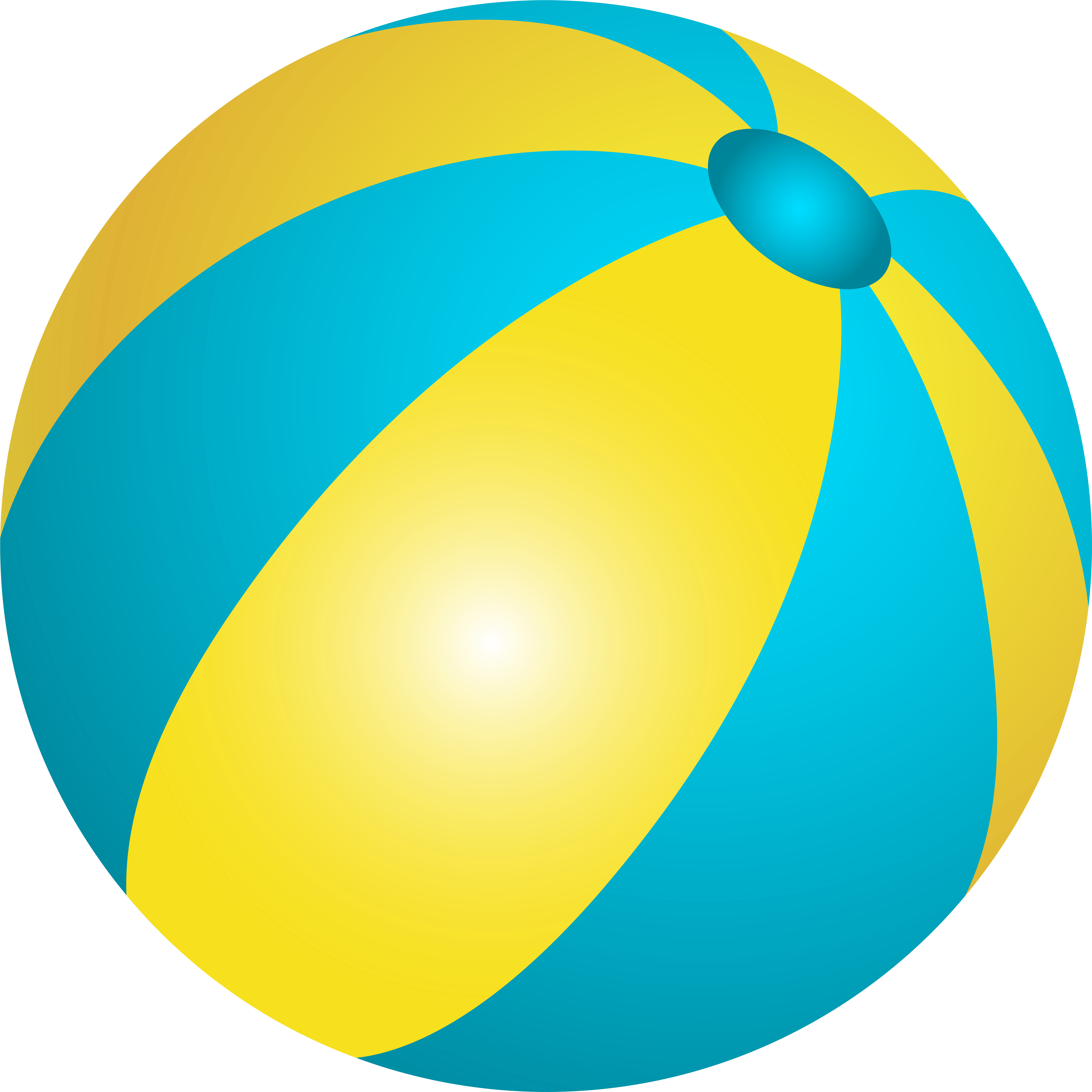 Beach Ball Png Clip Art Image Transparentes Sommer (600x600), Png Download