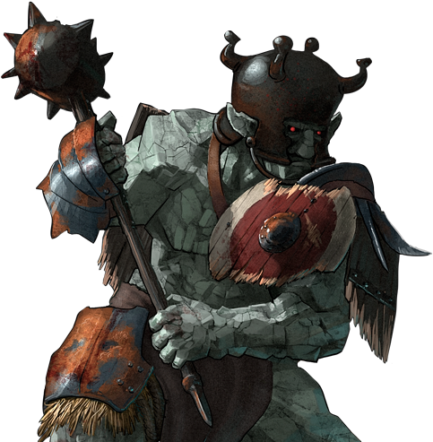 Battle For Wesnoth Troll (500x500), Png Download