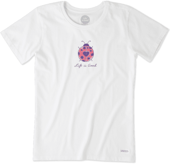Women's Ladybug Love Crusher - Amy Ordman Shirt (570x570), Png Download