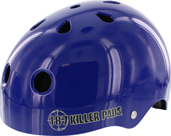 3a1870prb50xsb5 V=1481721885 - 187 Pro Helmet Large Gloss Black Skate Helmets (600x478), Png Download