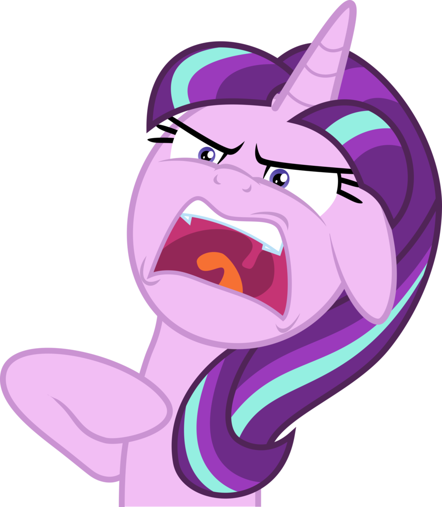 Xebck, Faic, High Res, Meme, Rage, Rage Face, Safe, - Starlight Glimmer Transparent Gif (893x1024), Png Download