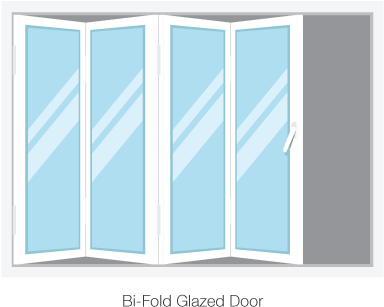 Bi-fold Glazed Door - Sliding Door (478x312), Png Download