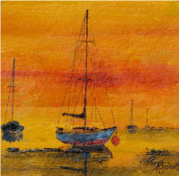 "in My Paintings I Want The Viewer To Feel They Could - Sail (687x460), Png Download