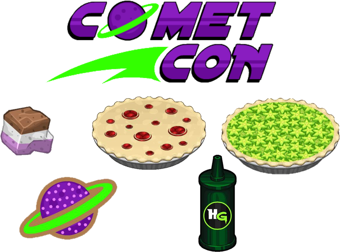 Comet Con Ingredients - Cometcon Logo (1163x910), Png Download