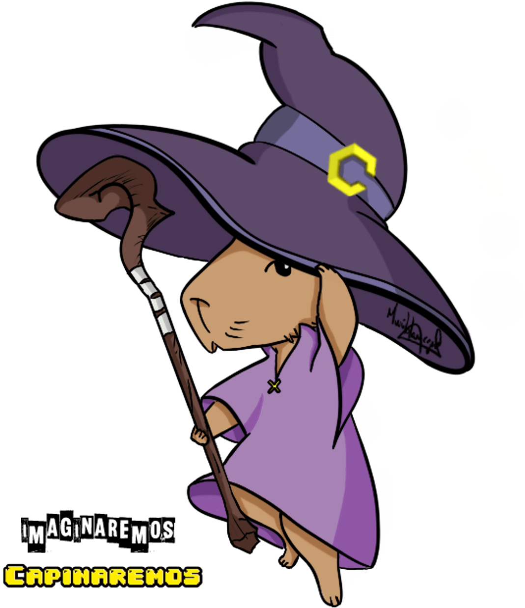 Capimaga A Capivara Maga - Capivara Maga (1122x1408), Png Download