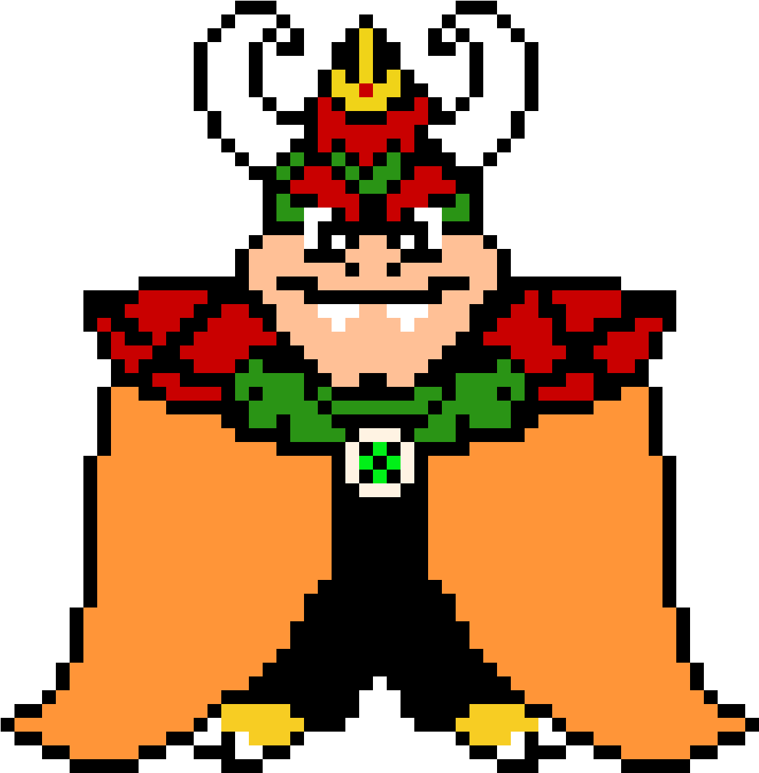 Bowser - Drawing (1860x1360), Png Download