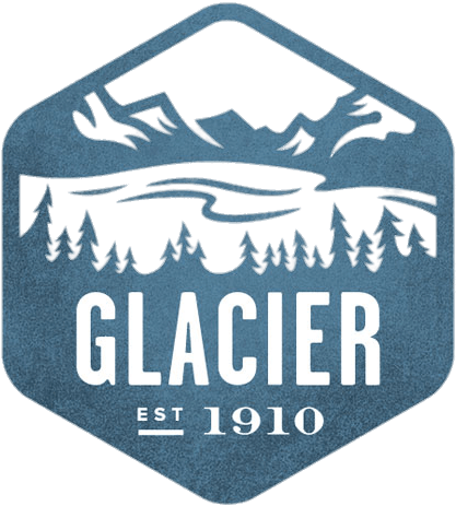 Glacier National Park Stamp Png - Glacier National Park Icon (510x556), Png Download