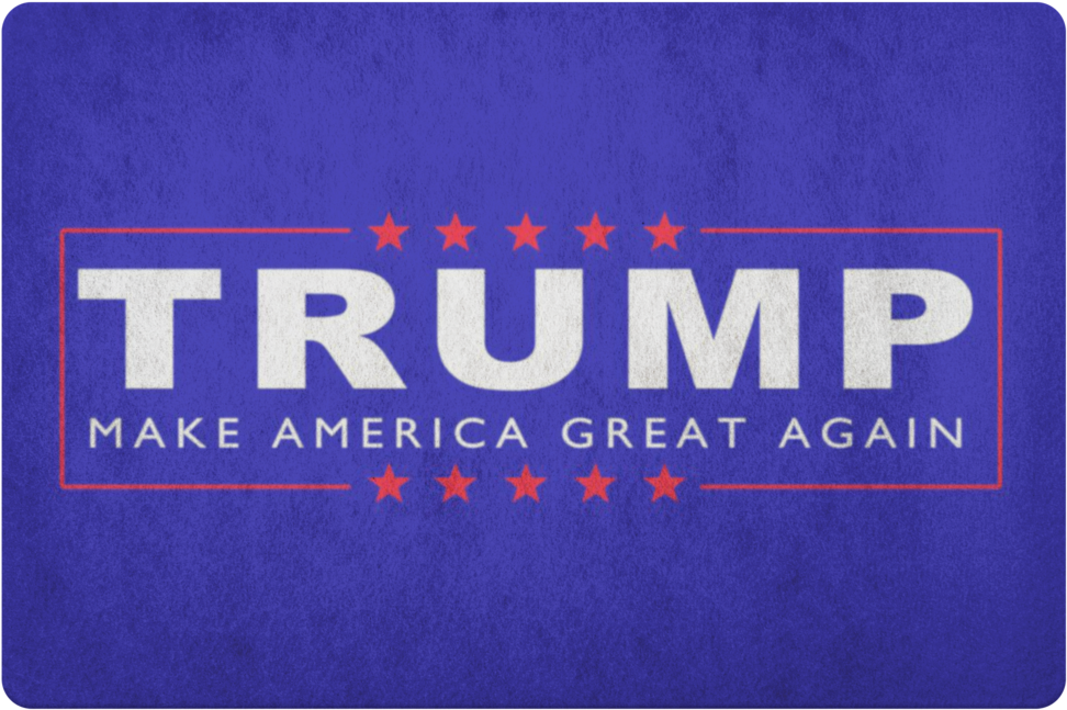 Donald Trump Make America Great Again Doormat For $34 - Donald Trump (1000x1000), Png Download