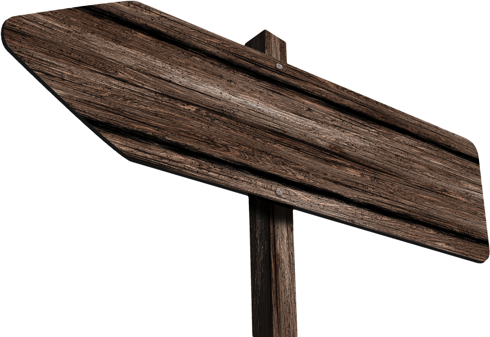 Direction Arrow Png Image - Wooden Arrow Sign Transparent (1850x1251), Png Download