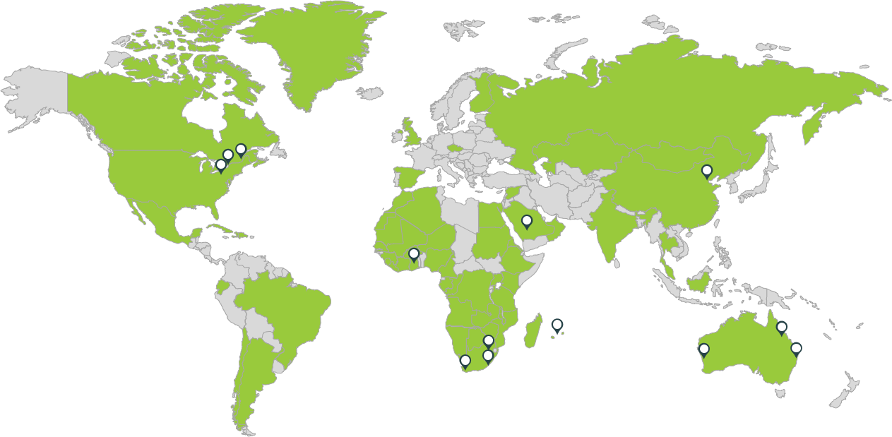 About Us Map - World Map For Pointing (1263x619), Png Download