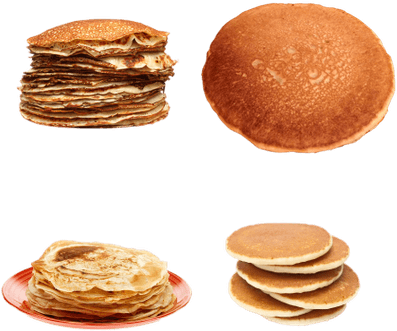 Super Thin Pancakes (400x400), Png Download