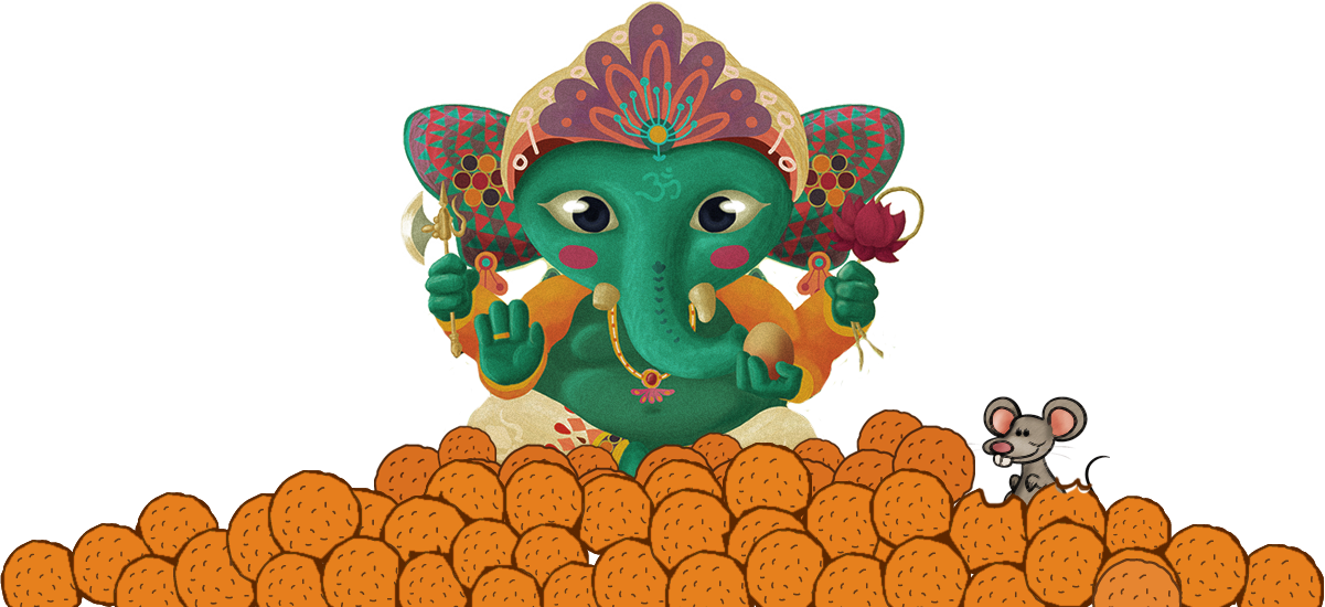 Known As God Of Prosperity, Wisdom, Wealth, Knowledge, - Hd Ganesh Ji Png (1201x550), Png Download