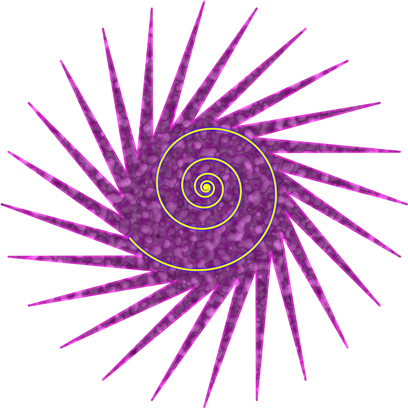 Purple Clipart Spiral - Clip Art (600x600), Png Download