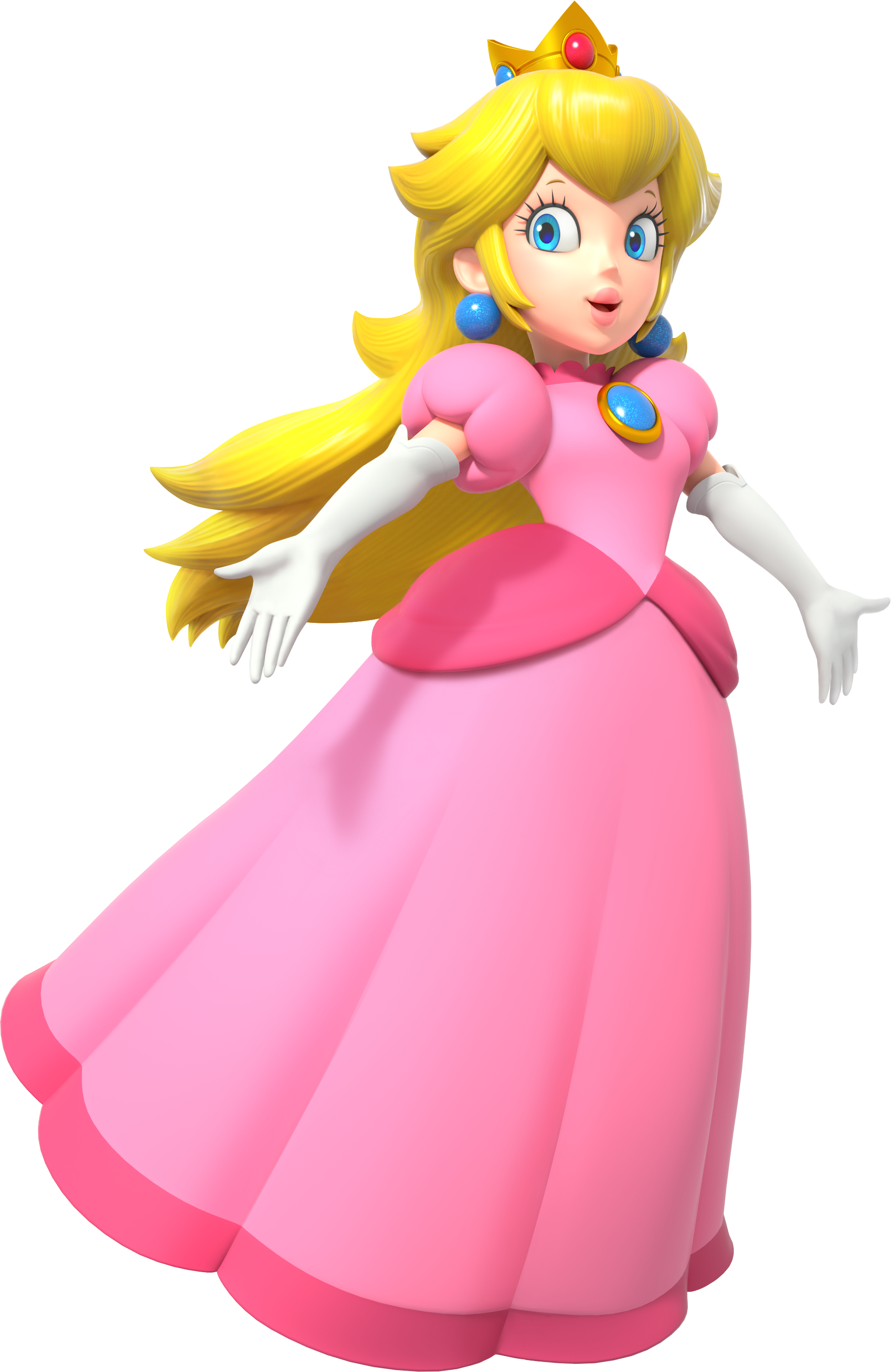 Toad - Mario Party The Top 100 Daisy (1955x3009), Png Download