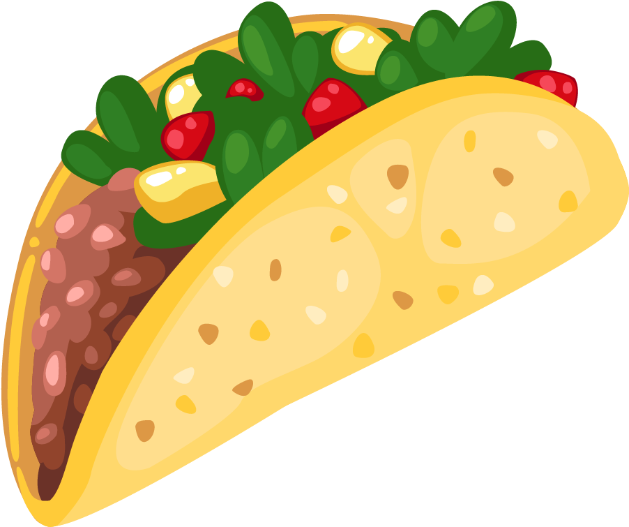 Tacos Clipart Png (1000x885), Png Download