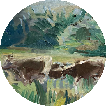 Dione Verulam / John James / Lucy Portman / Tim Scott - Painting (364x364), Png Download