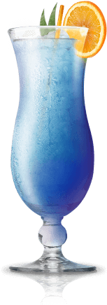 Blue Hawaiian - Blue Hawaiian Cocktail Png (300x540), Png Download