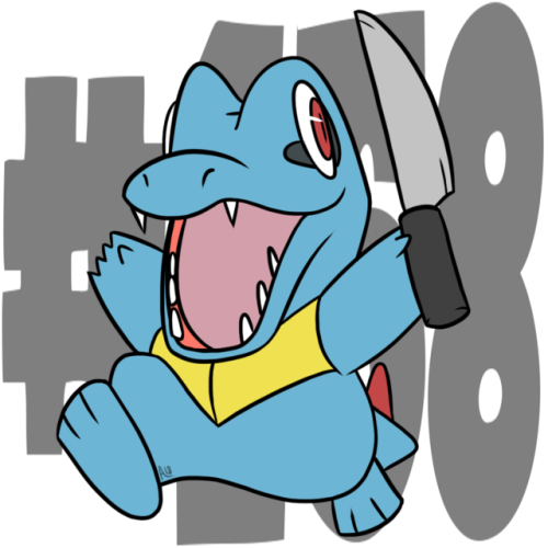 My Boy - Totodile (500x500), Png Download