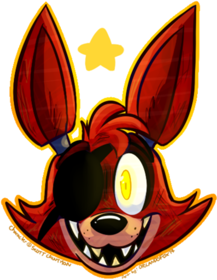 Foxy - Fnaf Foxy Orlando Fox (600x654), Png Download