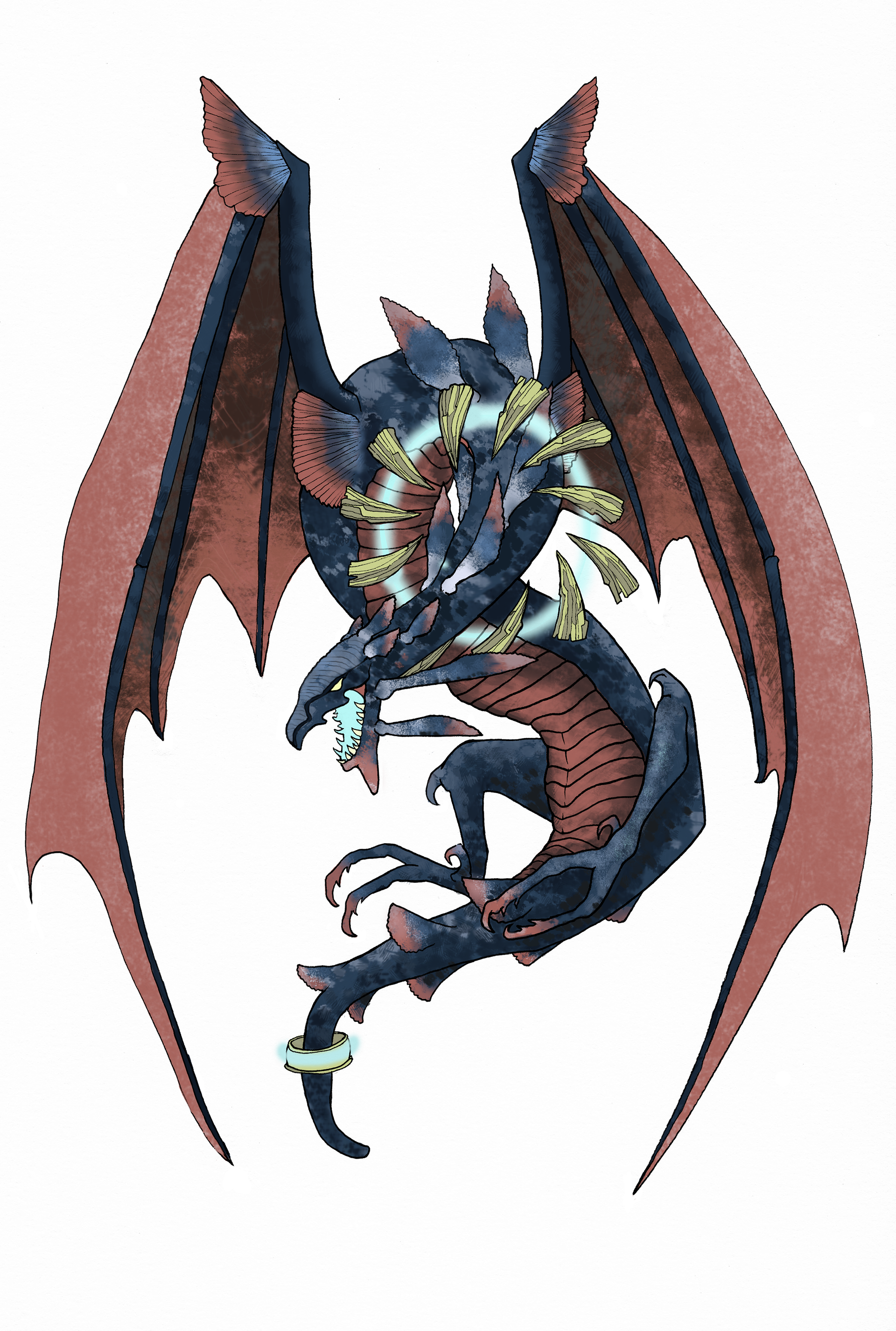 Twintania - Dragon (1920x2851), Png Download