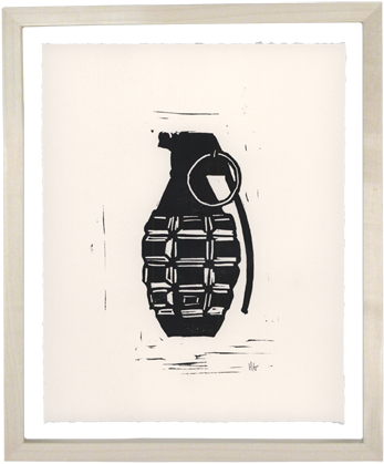 Grenade - Picture Frame (440x440), Png Download