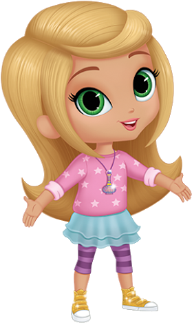 Clip Art Black And White Library Google Photo - Shimmer Y Shine Lia (530x491), Png Download