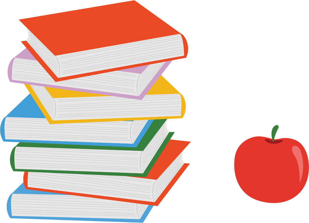 Paper Drawing Book Clip Art - Colorful Book Png (1001x723), Png Download