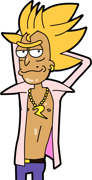 Pride Rick - Rick Sanchez (391x761), Png Download