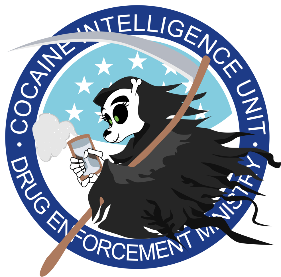 Aaronmk, Chapo Trap House, Cocaine, Drugs, Grim Reaper, - Chapo Trap House Cocaine Intelligence Unit (1024x1024), Png Download
