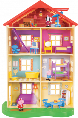 Lights 'n' Sounds Family Home - Peppa Pig Peppa Pig's Lights & Sounds Family Home (300x452), Png Download
