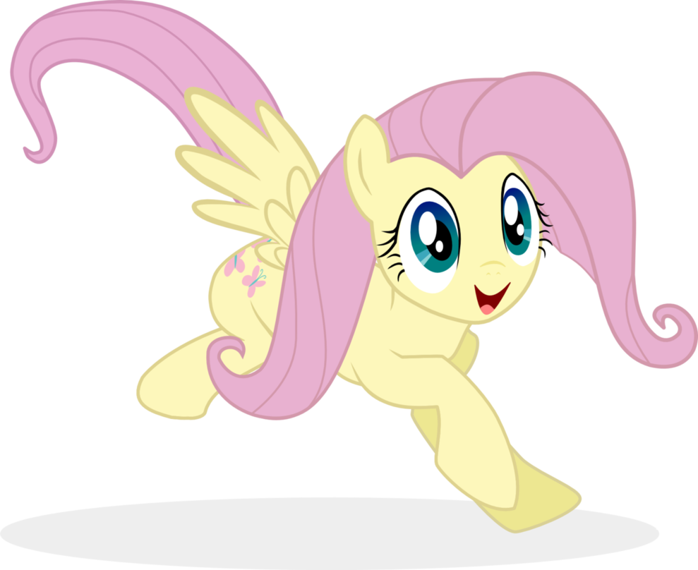 Fluttershy Ar-15 - My Little Pony Gif Png (989x808), Png Download