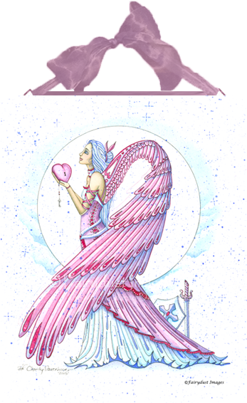 Breast Cancer Angel Ceramic Tile Plaque - Warrior Fighting Cancer (400x576), Png Download