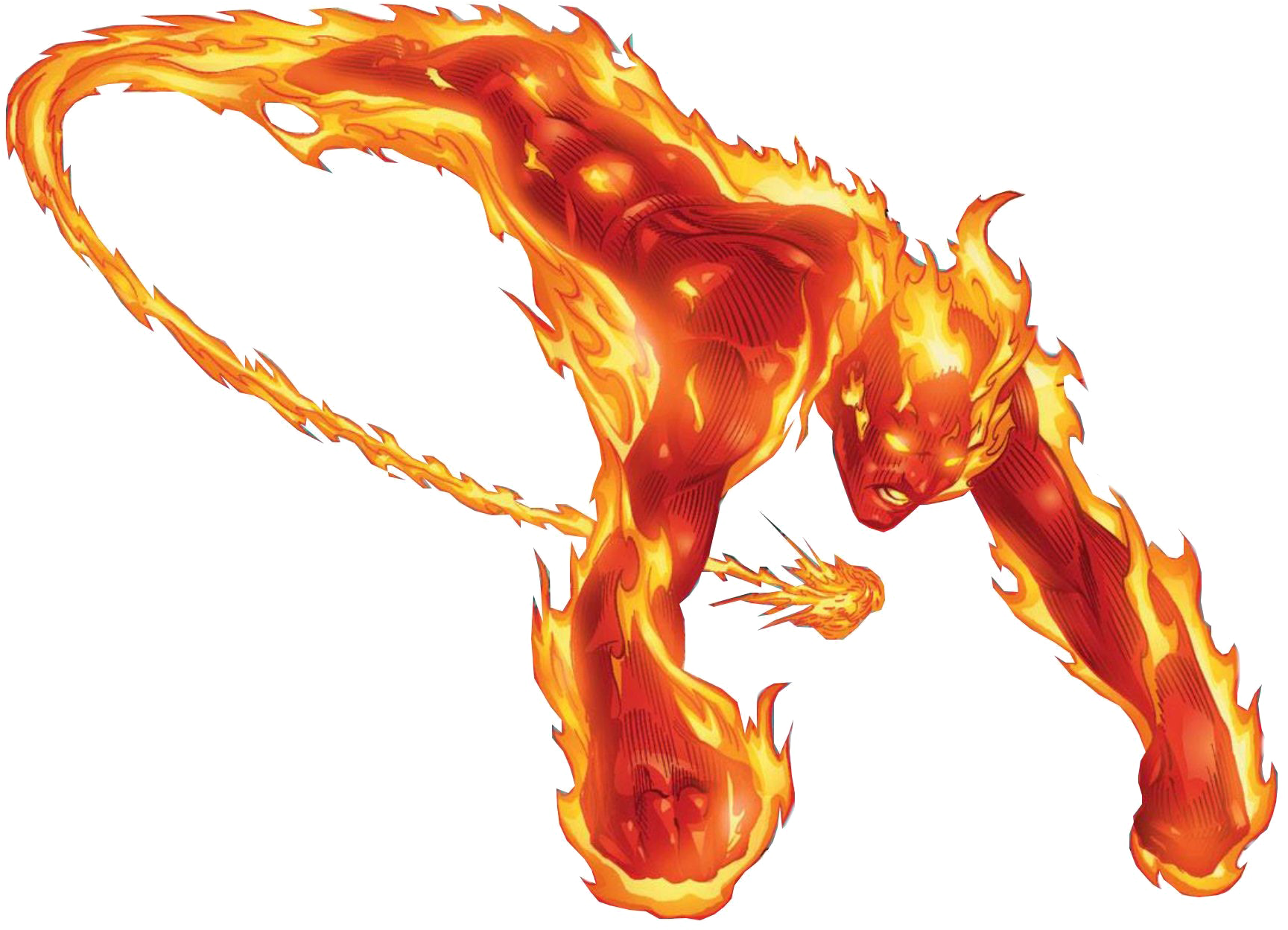 Human Torch Free Png Image - Human Torch Png (1776x1288), Png Download