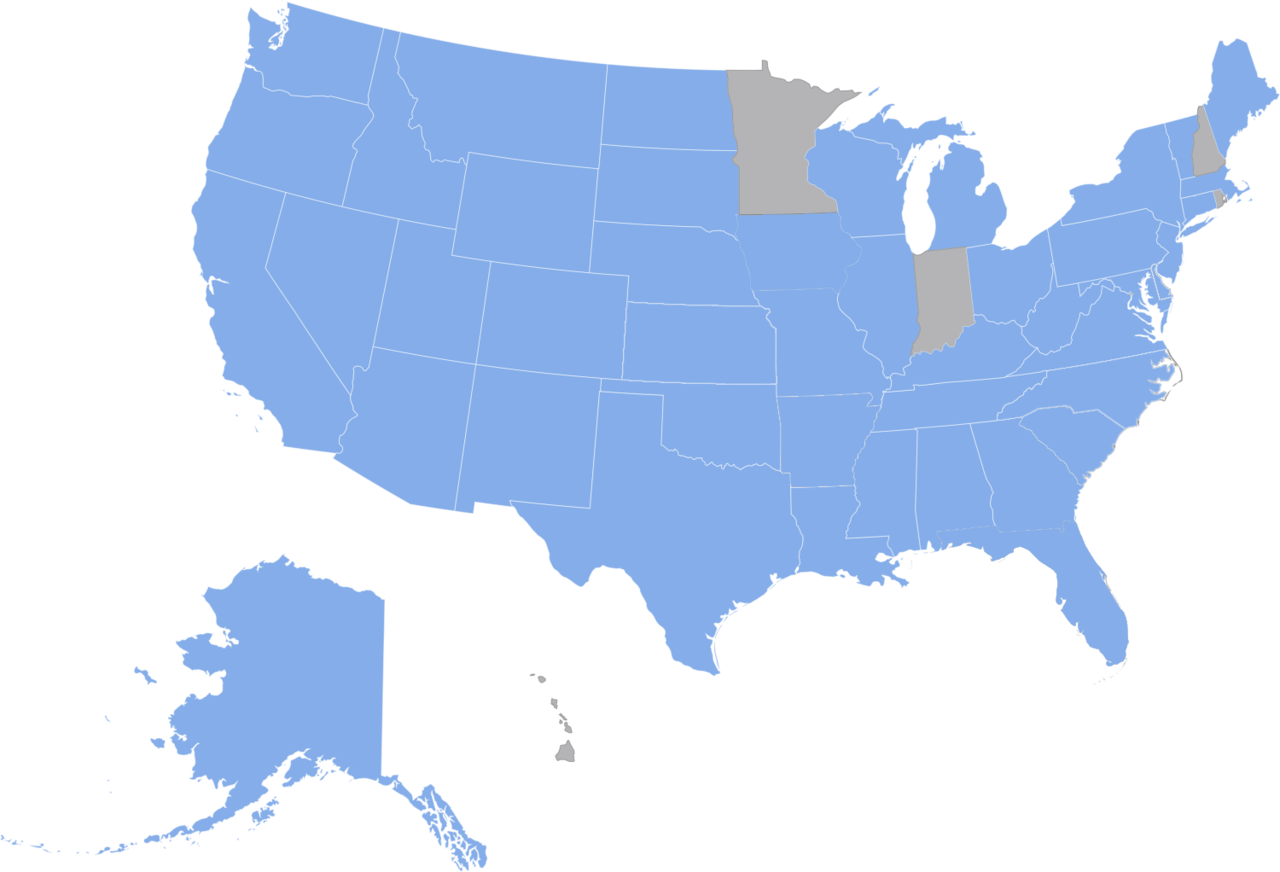 Right To Bear Arms State (1280x872), Png Download